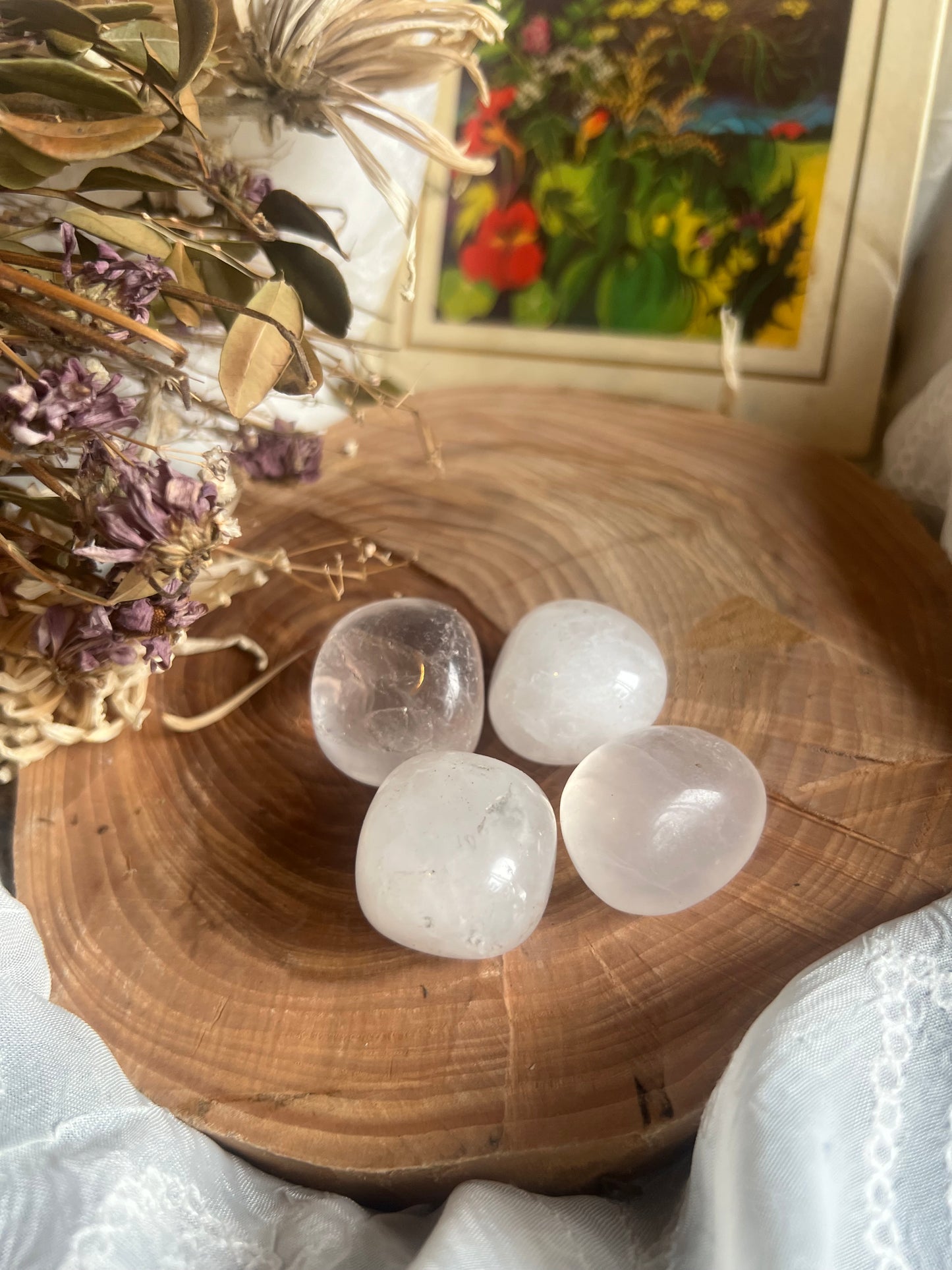 Quartz tumble stone
