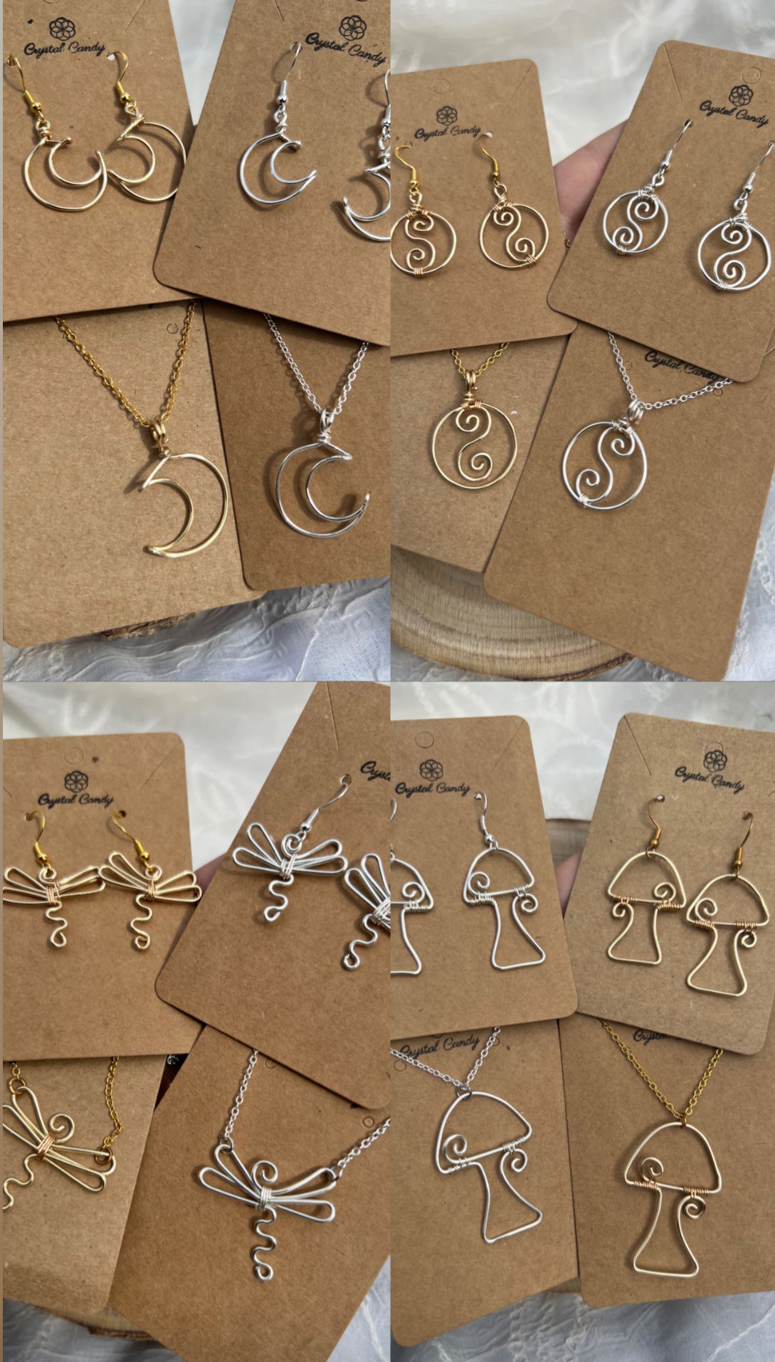 Wire jewellery