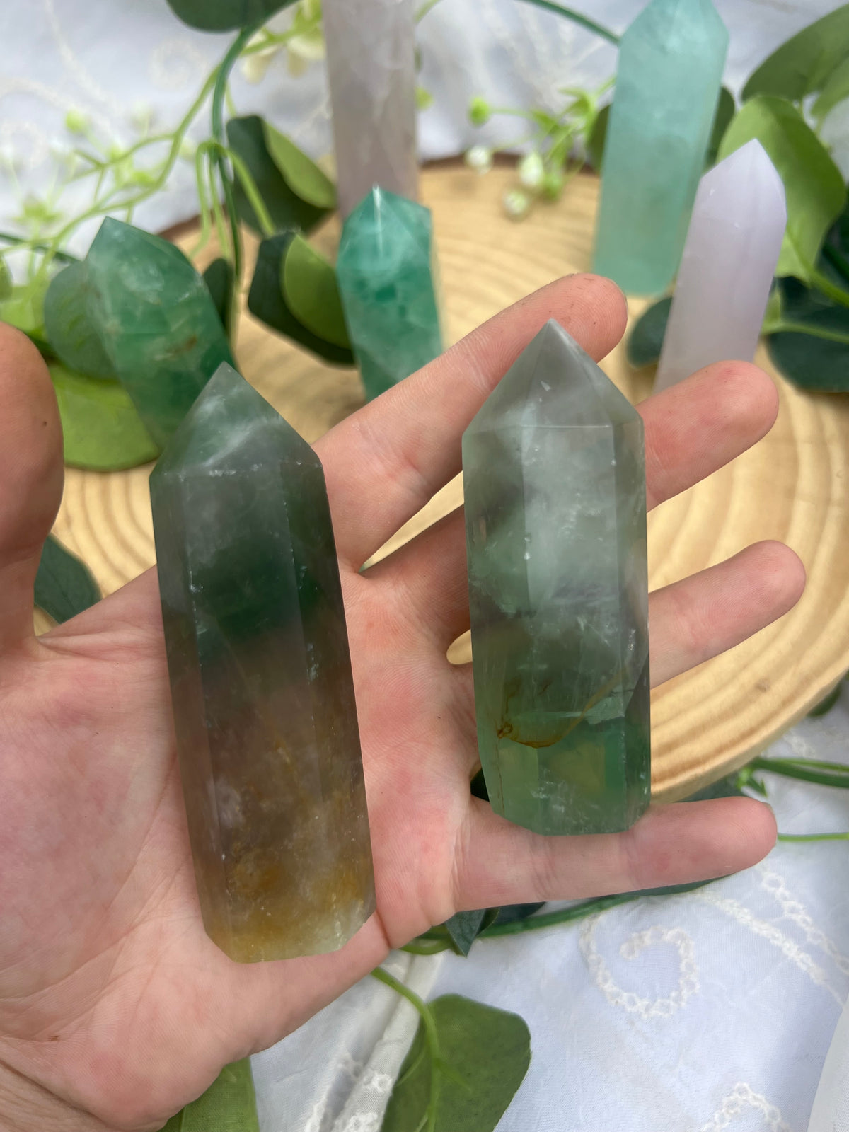 rainbow fluorite towers