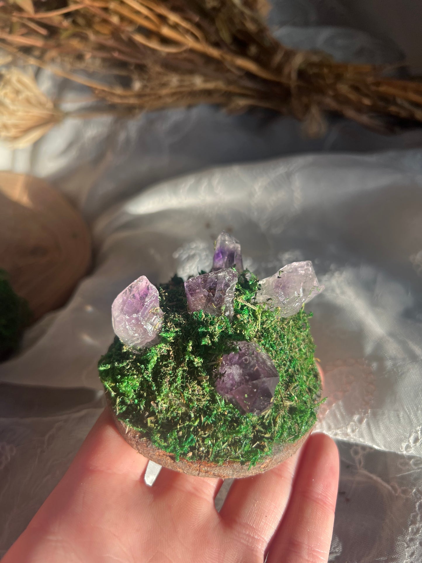 Mini Amethyst Crystal point Fairy Mountain