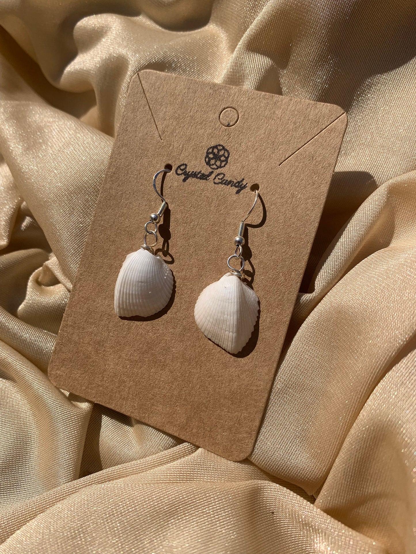 Upcycled Sea shell Earrings
