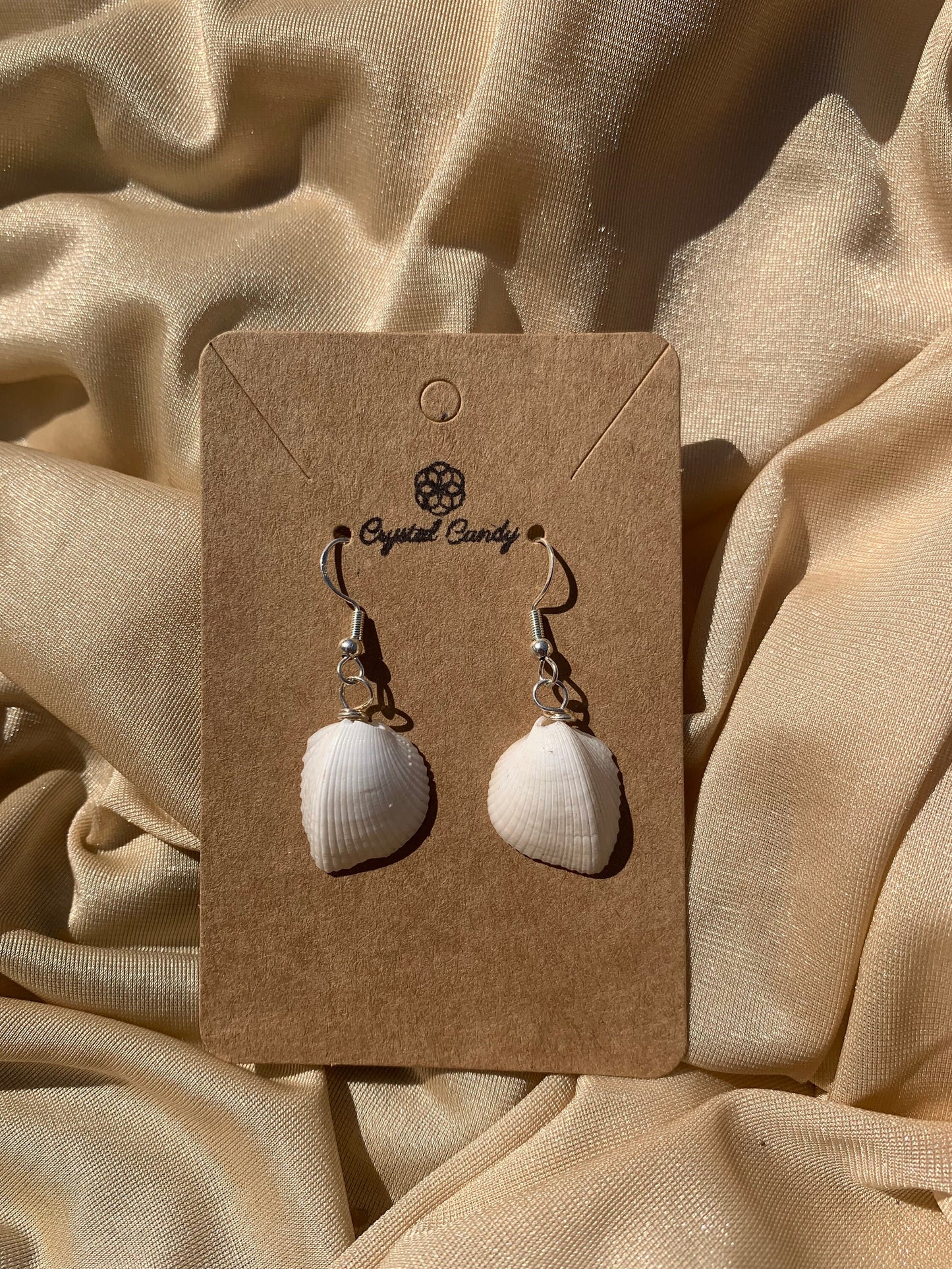 Upcycled Sea shell Earrings