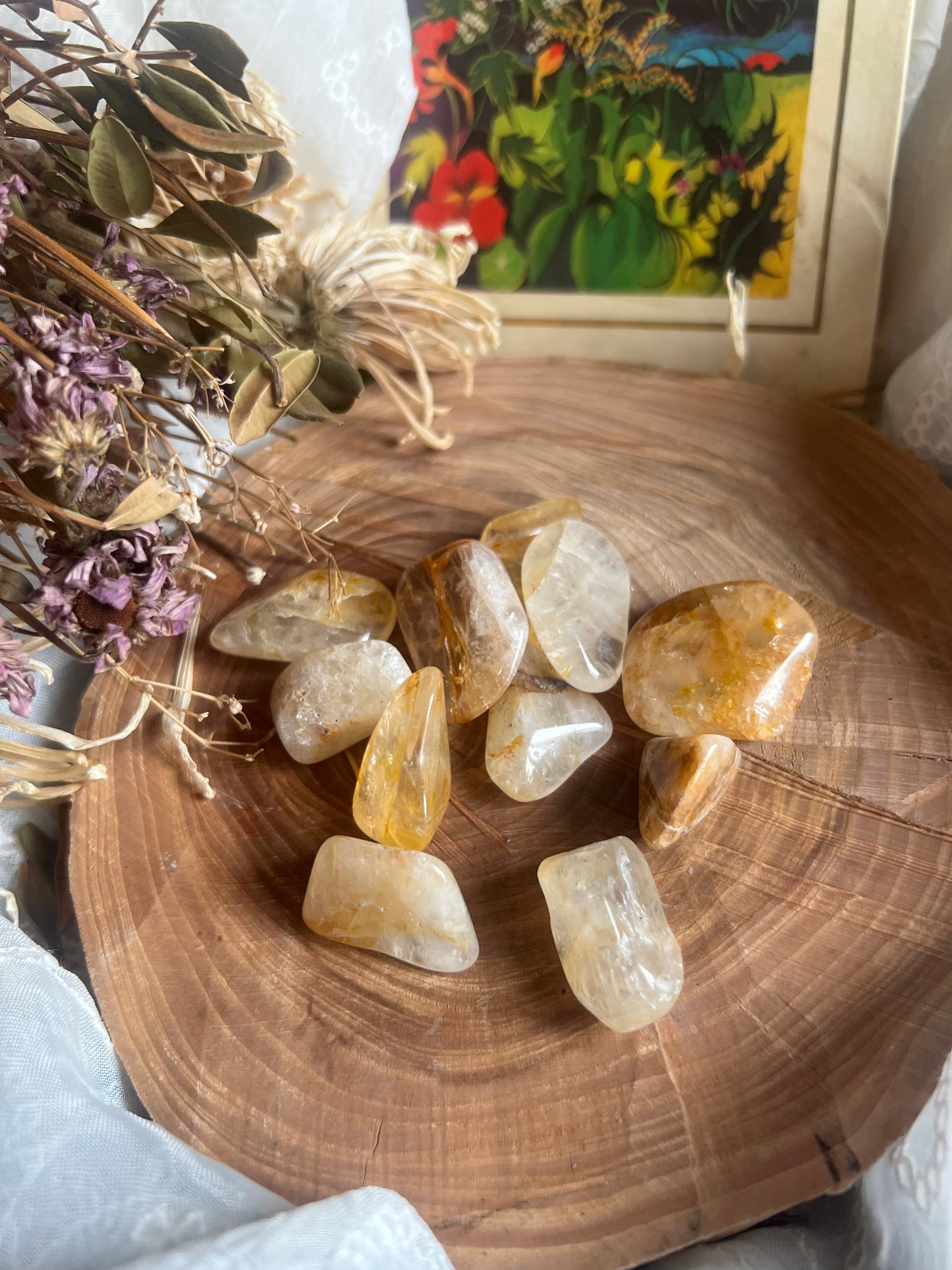 golden healer tumble stone
