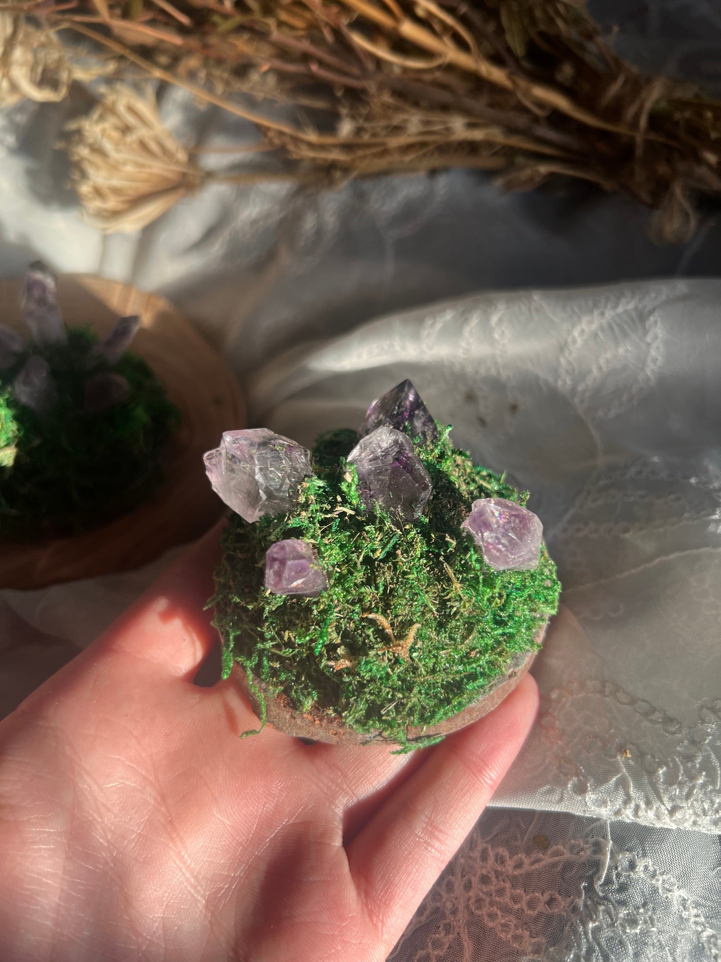 Mini Amethyst Crystal point Fairy Mountain