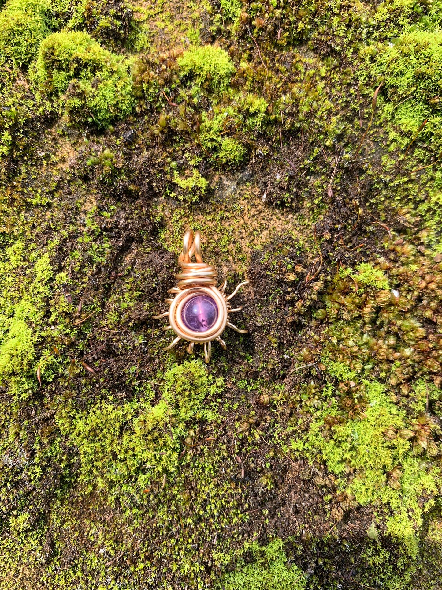 Gold Mini Crystal bead Sunshine necklace pendants
